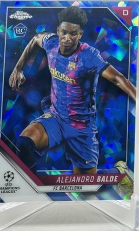 Alejandro Balde 2021 Topps Chrome UEFA Champions League Sapphire #38