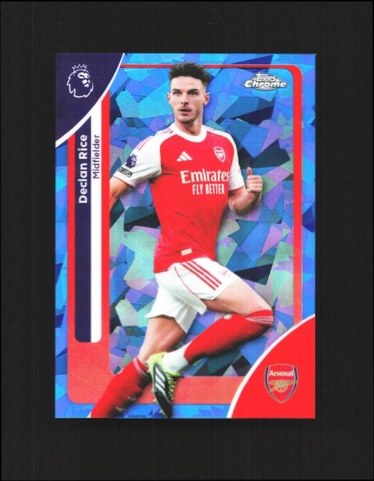 Declan Rice 2021 Topps Chrome Sapphire #14