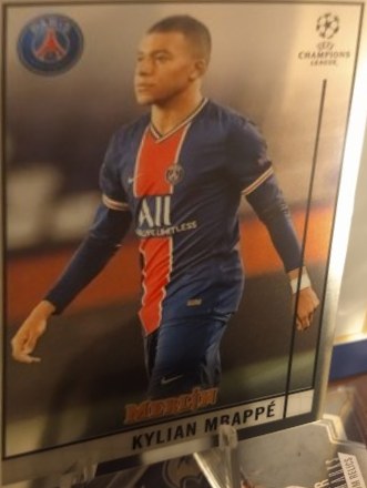 Kylian Mbappe Topps Merlin Chrome