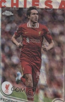 Federico Chiesa 2024 Topps Cromo UEFA Clubes Competiciones Onda Refractor #1j45
