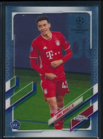 Jamal Musiala 2020 Topps Chrome UEFA UCL #81