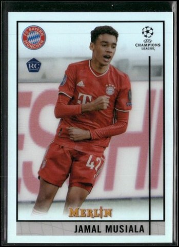 Jamal Musiala 2020 Panini Merlin UEFA Champions League Refractor #73