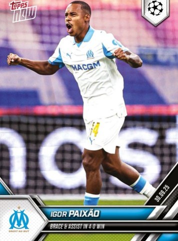 Igor Paixao 2026 Topps Now 25-2026 UCL Champions League #26