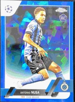 Antonio Nusa 2023 Topps Cromo Zafiro UEFA Sapphire #140