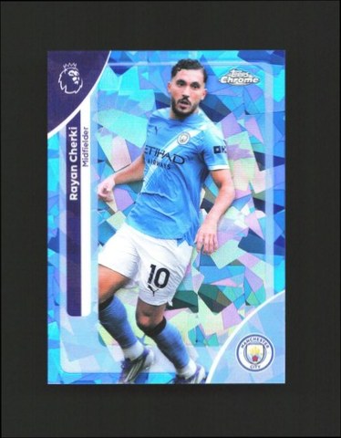 Rayan Cherki 2021 Topps Chrome Sapphire #126