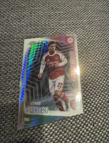 Ethan Nwaneri Topps Chrome UCC Prism Refractor /26