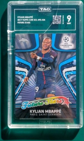Kylian Mbappe 2017 Topps Chrome