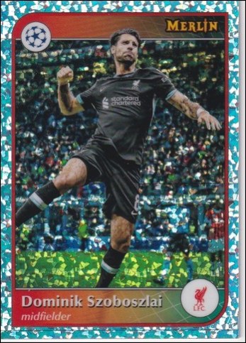 Dominik Szoboszlai 2024 Topps Merlin Chrome Diamond Refractor #167