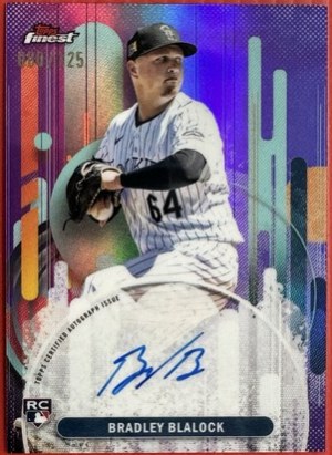 Bradley Blalock 2025 Topps Finest Purple Refractor #FA-BB