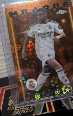 Kylian Mbappe 2024 Topps Chrome Gold Starball /25