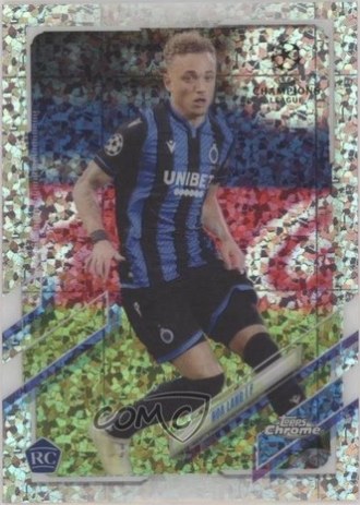 Noa Lang 2020 Topps Chrome UEFA UCL Diamond Refractor #85