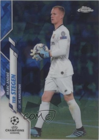 Marc-André ter Stegen 2019 Topps Chrome UEFA Champions League Sapphire Edition 58/7