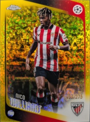 Nico Williams 2025 Topps Chrome UCC /275