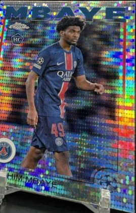 Ibrahim Mbaye 2024 Topps Chrome UCC Pulsar Refractor #15
