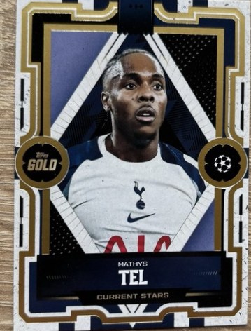Mathys Tel 2025 Topps UCC Gold 25/26/26