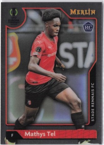 Mathys Tel 2021 Panini Merlin Chrome UEFA Champions League #22