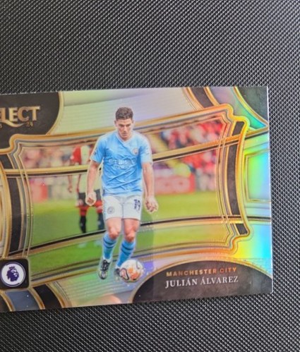 Julian Alvarez 2024 Panini Select Premier League Silver Prizm #243