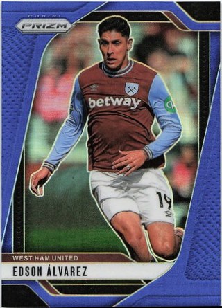 Edson Alvarez 2024 Panini Prizm Premier League Blue 156/299