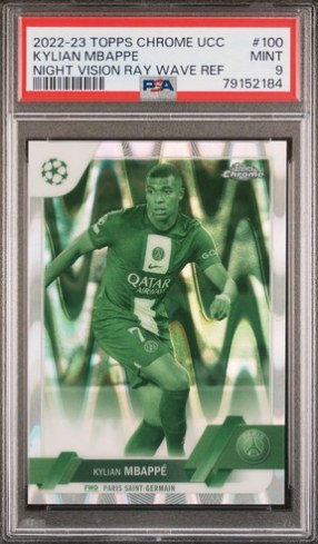 Kylian Mbappe Topps Chrome Refractor /225