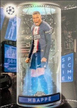 Kylian Mbappe 2022 Topps Chrome Refractor