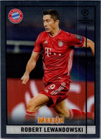 Robert Lewandowski 2020 Topps Merlin Chrome UEFA Champions League #75
