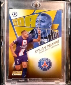 Kylian Mbappe Topps Stadium Club Chrome Gold /50