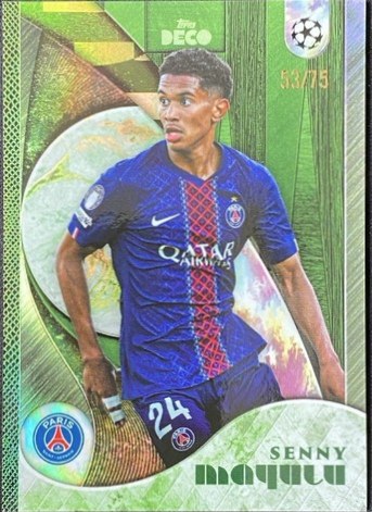 Senny Mayulu 2024 Topps Deco UEFA Refractor /75