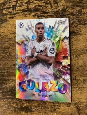 Kylian Mbappe 2024 Topps Chrome Refractor