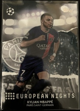 Kylian Mbappe 2023 Topps UEFA Club Competitions
