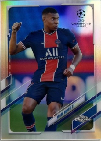 Kylian Mbappe 2020 Topps Chrome Refractor