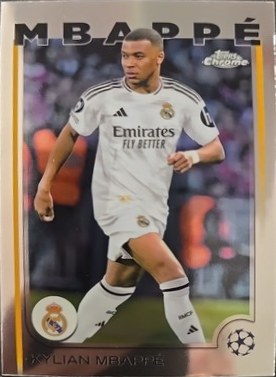 Kylian Mbappe 2025 Topps Champions League Chrome