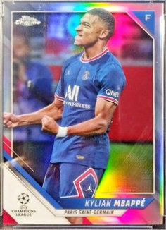Kylian Mbappe 2021 Topps Chrome Refractor
