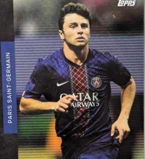 Joao Neves 2025 Topps Paris Saint-Germain Teamset /25