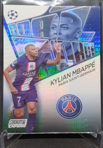 Kylian Mbappe Topps Stadium Club Chrome 044/199