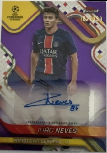 Joao Neves 2024 Topps Finest /299