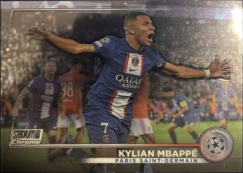 Kylian Mbappe 2022 Topps Stadium Club Chrome