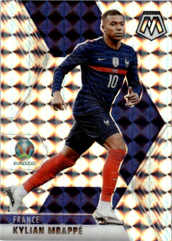 Kylian Mbappe 2020 Panini Mosaic Silver Mosaic Prizm