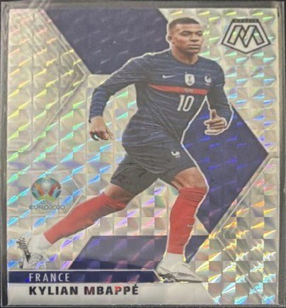Kylian Mbappe 2021 Panini Mosaic Silver