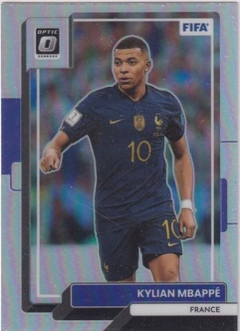 Kylian Mbappe 2022 Panini Donruss Optic Silver Prizm