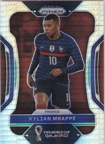 Kylian Mbappe 2022 Panini Prizm Hyper Prizm