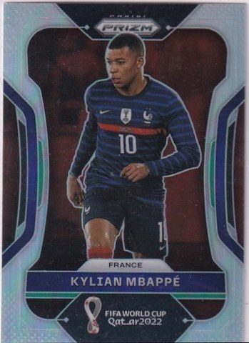 Kylian Mbappe 2022 Panini Prizm Silver Prizm