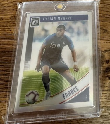 Kylian Mbappe 2018 Panini Donruss Optic Silver Prizm