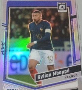 Kylian Mbappe Panini Donruss Optic Silver Holo