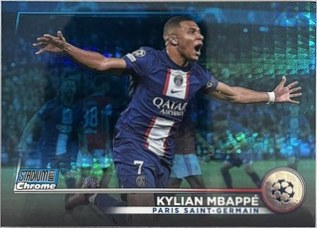Kylian Mbappe 2023 Panini Prizm Blue Prizm