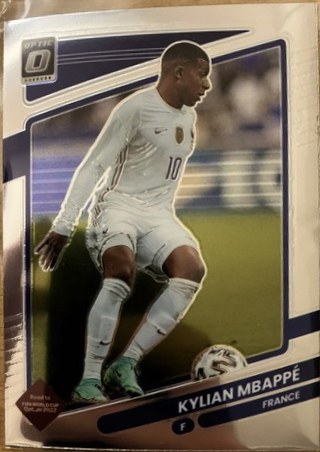 Kylian Mbappe 2021 Panini Donruss World Cup Qatar Optic Prizm