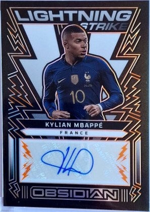 Kylian Mbappe 2022 Panini Obsidian /75