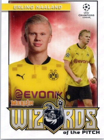 Erling Haaland 2020 Topps Merlin Chrome Silver Refractor